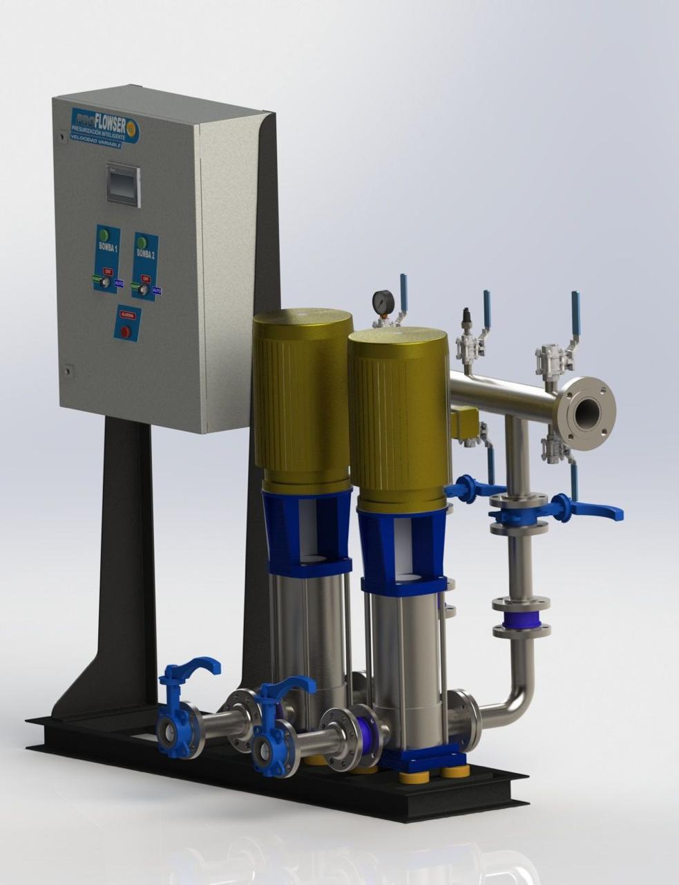 Proyectos Argal | Sistema Booster de presión constante construcción Inox 316