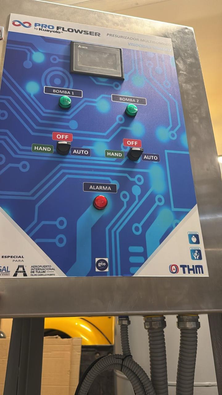 Proyectos Argal | Sistema Booster de presión constante construcción Inox 316