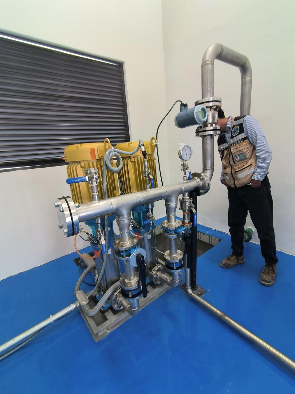 Proyectos Argal | Sistema Booster de presión constante construcción Inox 316