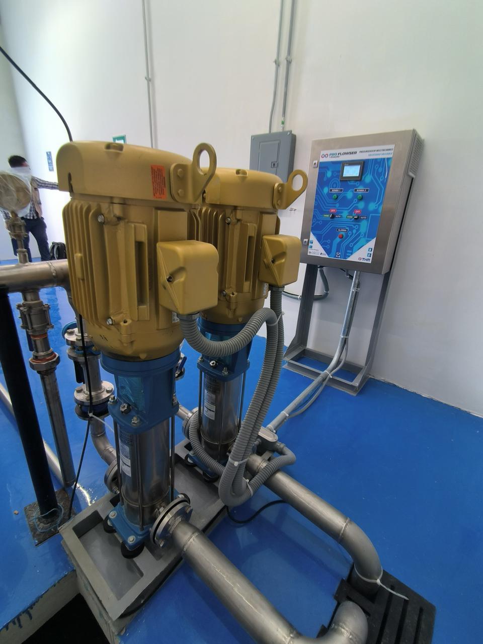 Proyectos Argal | Sistema Booster de presión constante construcción Inox 316