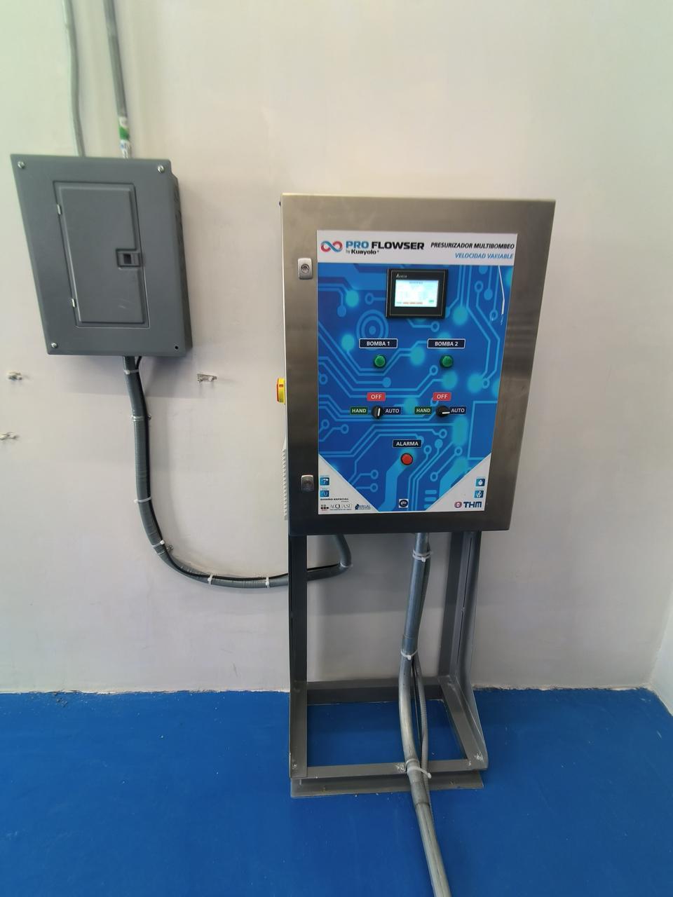 Proyectos Argal | Sistema Booster de presión constante construcción Inox 316