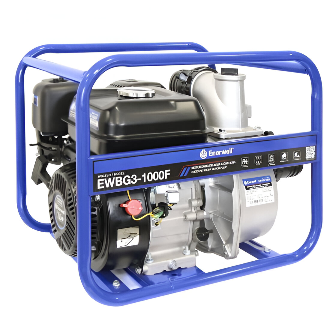 Argal | Motobomba Motor a Gasolina ENERWELL EWBG3-1000F 7 HP 1000 lpm